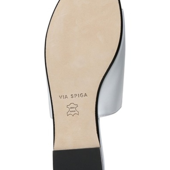 Via Spiga – Hope Slide Sandal Porcelain - Picture 6 of 7